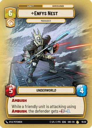 Enfys Nest - Marauder (15/20) - SOTGWPP - Rare - Foil