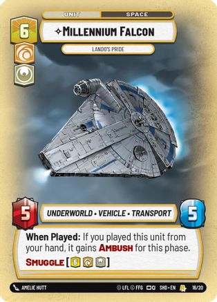 Millennium Falcon - Lando's Pride (16/20) - SOTGWPP - Rare