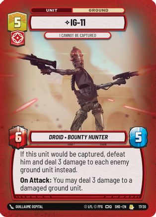 IG-11 - I Cannot Be Captured (17/20) - SOTGWPP - Rare - Foil