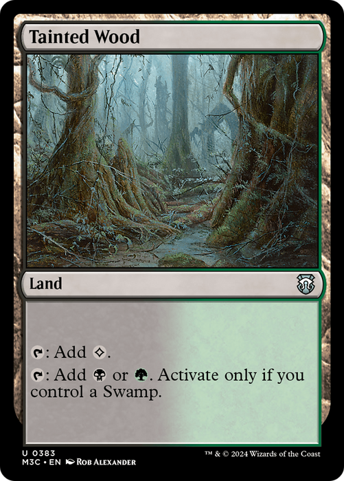 Tainted Wood (M3C-383) - uncommon - Foil