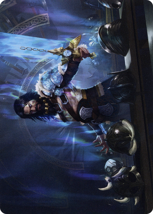 Halvar, God of Battle // Halvar, God of Battle (AKHM-002) - common (Borderless)