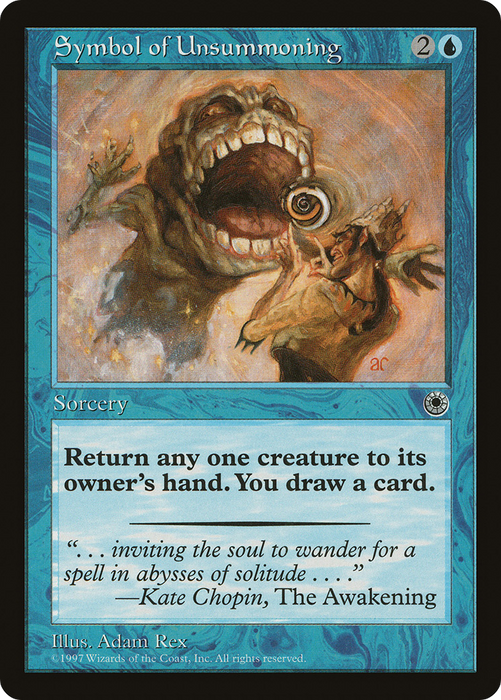 Symbol of Unsummoning (POR-070) - common