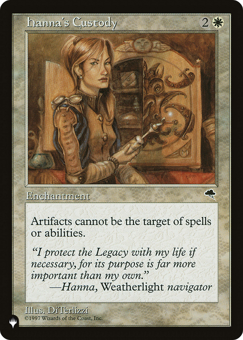 Hanna's Custody (LIST-TMP-22) - rare