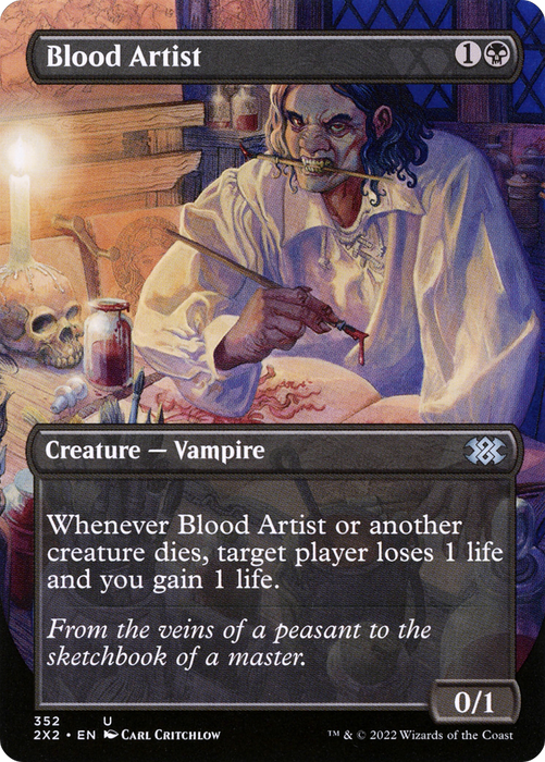 Blood Artist (2X2-352) - uncommon (Borderless)
