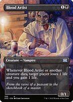Blood Artist (2X2-352) - uncommon (Borderless) - Foil