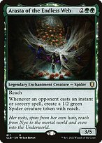 Arasta of the Endless Web (CLB-817) - rare: (enchantment)