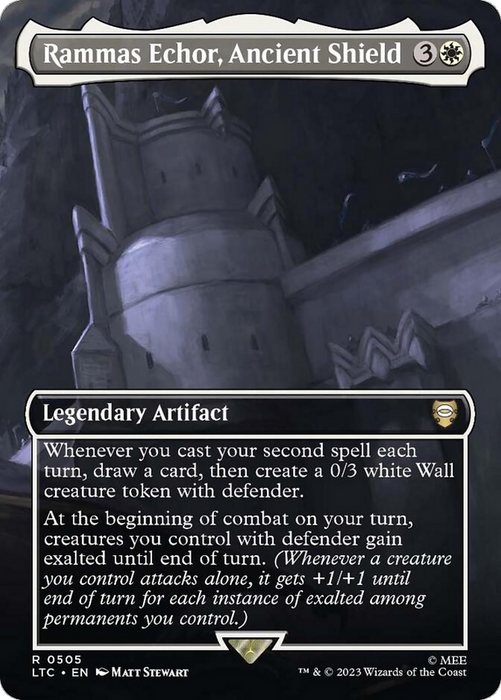 Rammas Echor, Ancient Shield (LTC-505) - rare (Borderless)