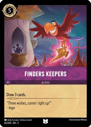 Finders Keepers VF (60/204) - Inhabituelle