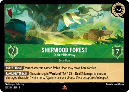 Sherwood Forest - Outlaw Hideaway (101/204) - Rare