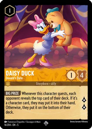 Daisy Duck - Donald's Date VF (16/204) - Très Rare