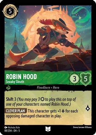 Robin Hood - Sneaky Sleuth VF (88/204) - Inhabituelle