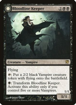 Bloodline Keeper // Lord of Lineage (ISD-090) - rare: (Double Faced Transform) - Foil