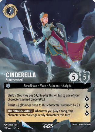 Cinderella - Stouthearted (2) - Promo - Holofoil