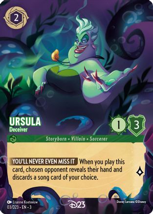 Ursula - Deceiver (3) - Promo - Holofoil