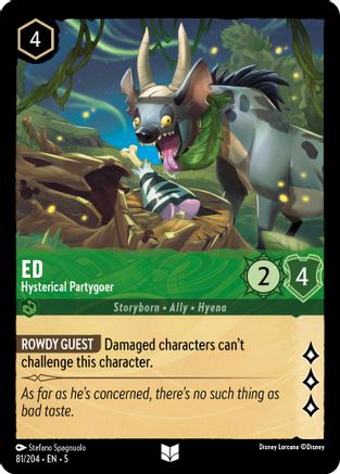 Ed - Hysterical Partygoer (81/204) - Uncommon