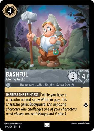 Bashful - Adoring Knight (189/204) - Uncommon