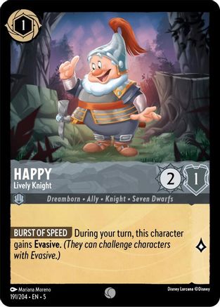 Happy - Lively Knight (191/204) - Common