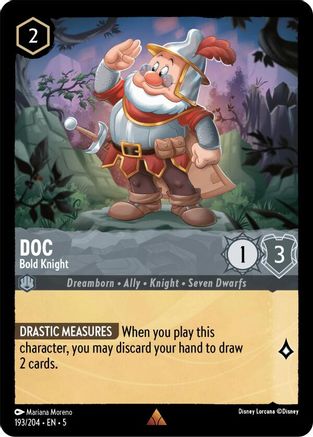 Doc - Bold Knight VF (193/204) - Rare - Cold Foil