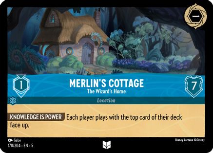 Merlin's Cottage - The Wizard's Home (170/204) - Uncommon - Cold Foil