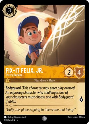 Fix-It Felix, Jr. - Trusty Builder VF (10/204) - Commune - Cold Foil