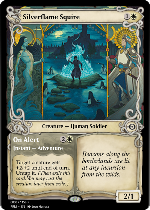 Silverflame Squire // On Alert (PRM-78834) - common