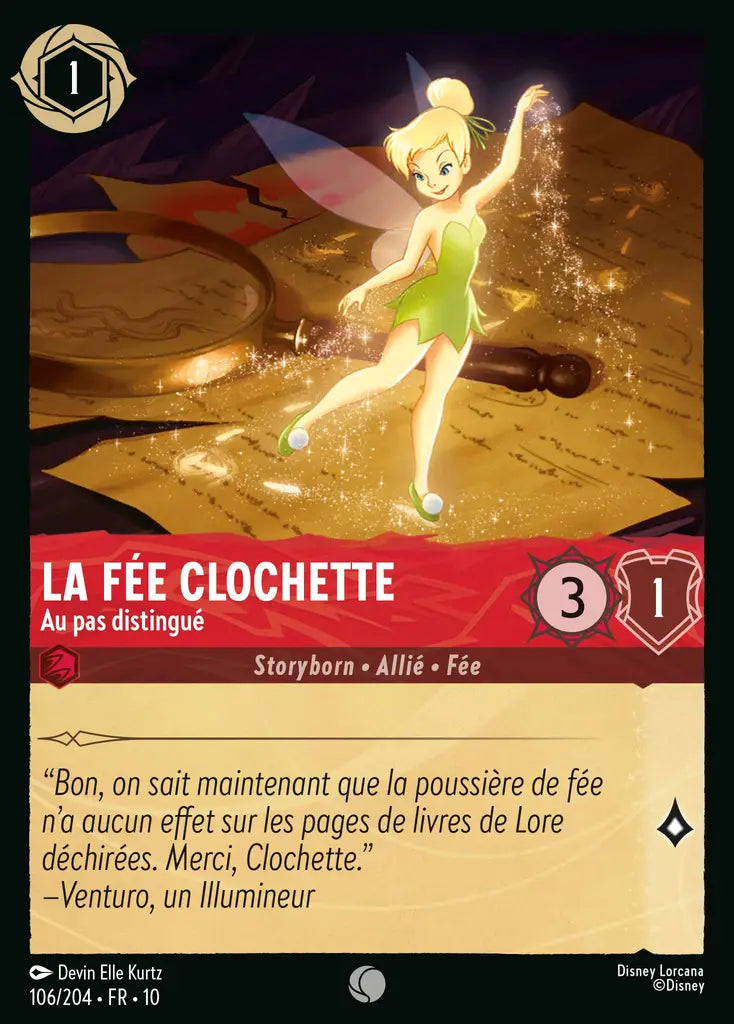 La Fée Clochette - Au pas distingué (106/204) - LDLP - Commune - Cold Foil