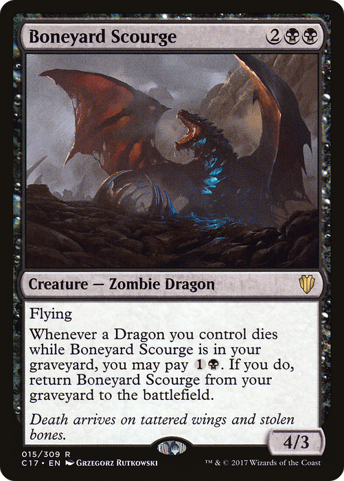 Boneyard Scourge (C17-015) - rare