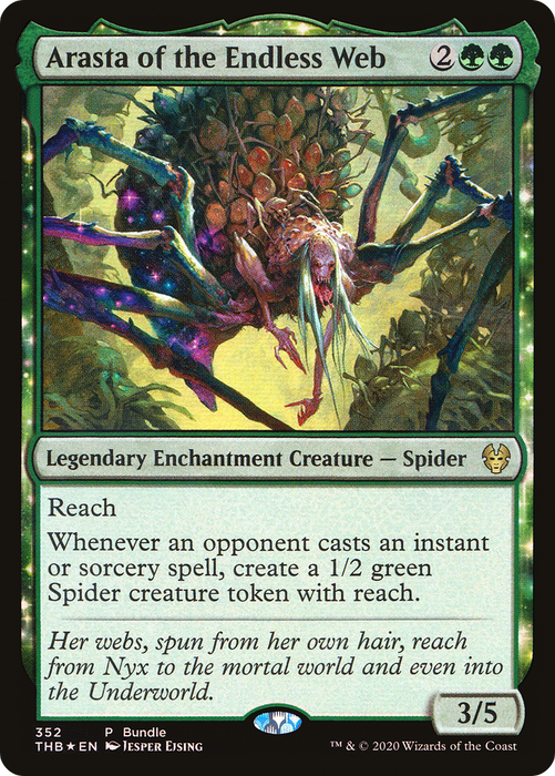 Arasta of the Endless Web (UMP-352) - rare: (enchantment) - Foil