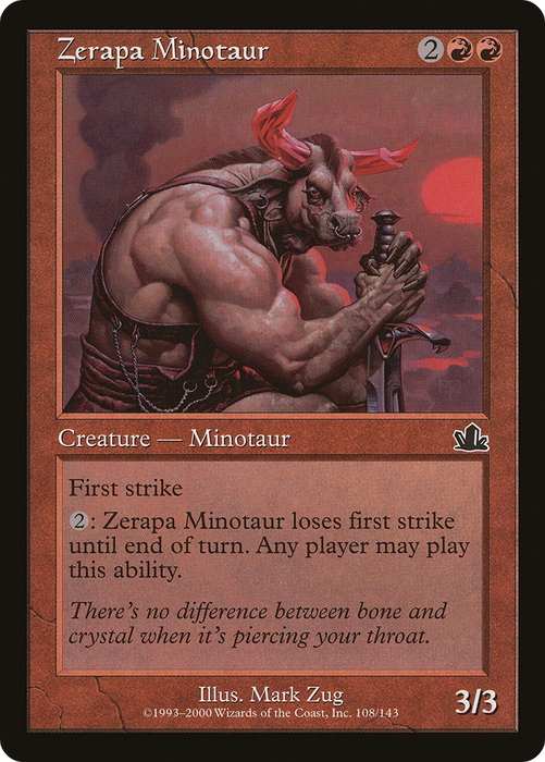 Zerapa Minotaur (PCY-108) - common - Foil