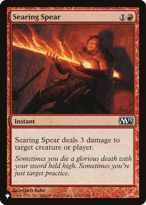 Searing Spear (LIST-M13-147) - common