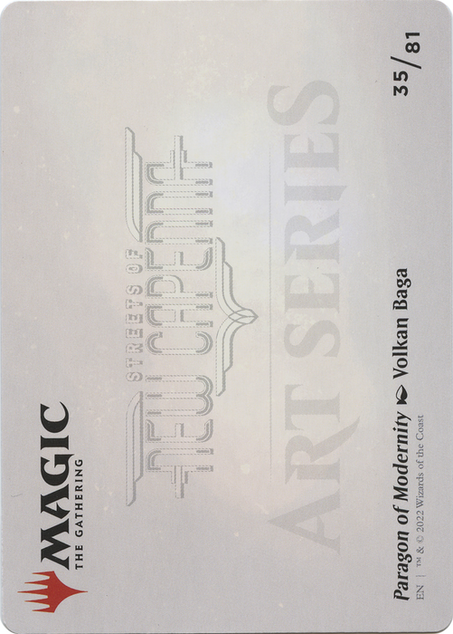 Paragon of Modernity // Paragon of Modernity (ASNC-035) - common (Borderless) - Foil