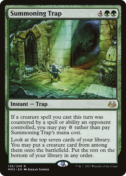 Summoning Trap (MM3-139) - rare