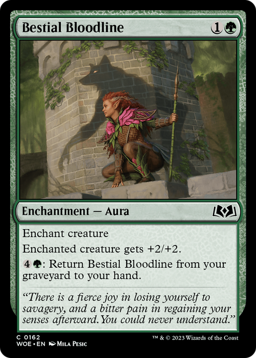 Bestial Bloodline (WOE-162) - common - Foil
