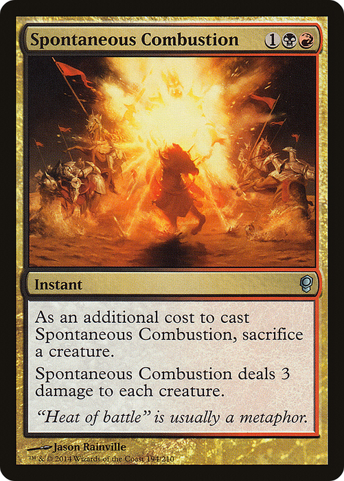 Spontaneous Combustion (CNS-194) - uncommon - Foil