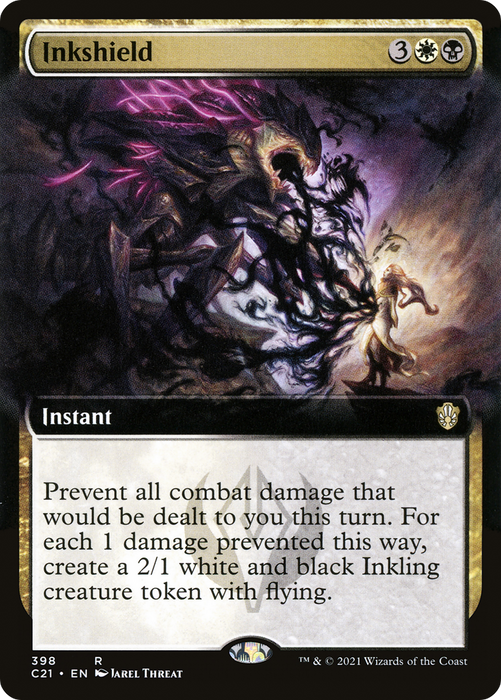 Inkshield (C21-398) - rare: (Extended Art)