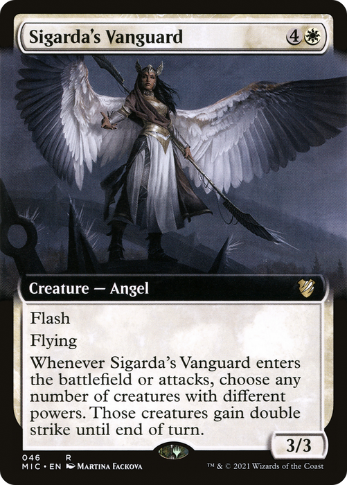 Sigarda's Vanguard (MIC-046) - rare: (Extended Art)