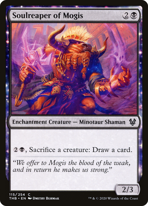 Soulreaper of Mogis (THB-115) - common: (enchantment) - Foil