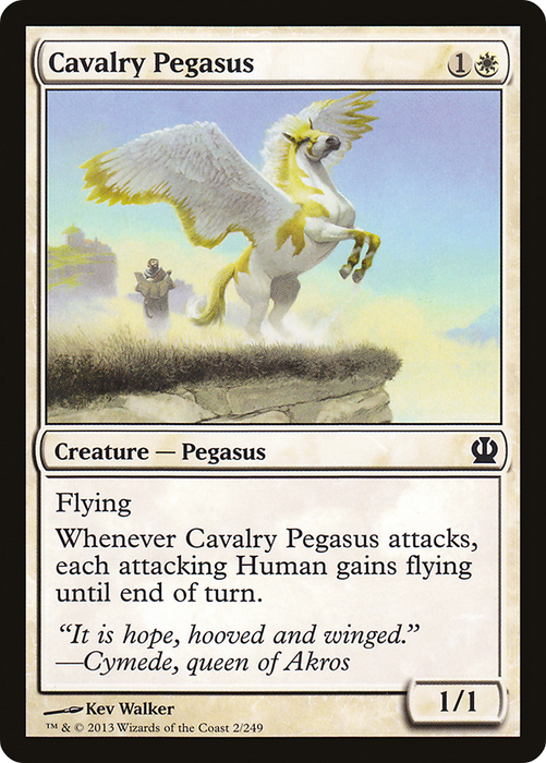 Cavalry Pegasus (THS-002) - common - Foil