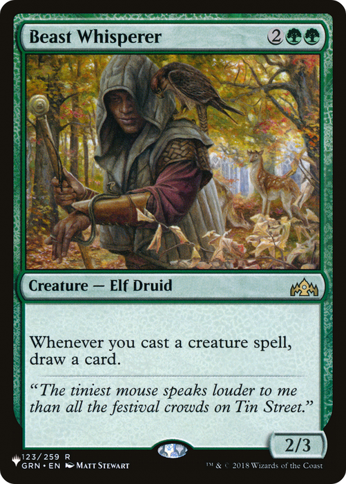 Beast Whisperer (PLST-GRN-123) - rare