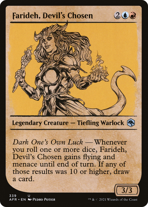 Farideh, Devil's Chosen (AFR-339) - uncommon: (Showcase) - Foil