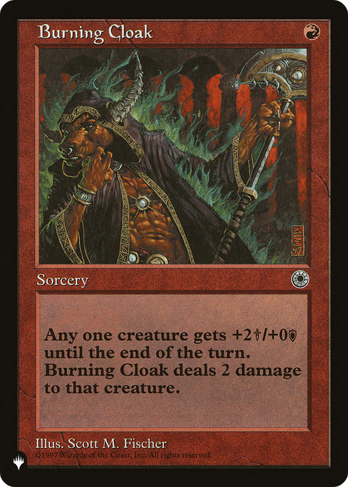 Burning Cloak (LIST-POR-120) - common