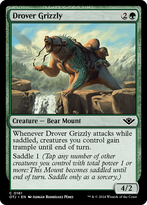 Drover Grizzly (OTJ-161) - common - Foil