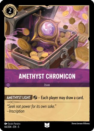 Amethyst Chromicon VF (66/204) - Inhabituelle