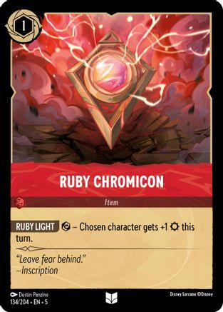 Ruby Chromicon VF (134/204) - Inhabituelle