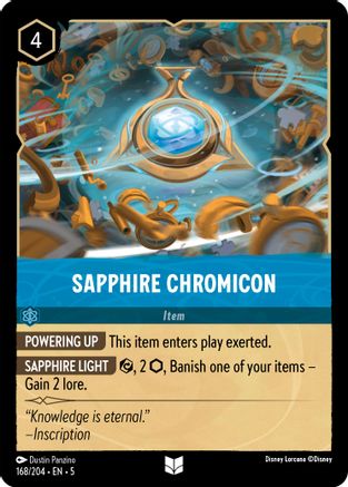 Sapphire Chromicon VF (168/204) - Inhabituelle - Cold Foil