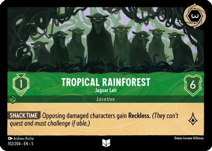 Tropical Rainforest - Jaguar Lair (102/204) - Uncommon - Cold Foil