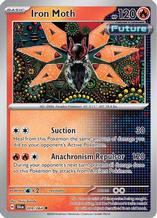 Iron Moth (009/064) - SSF  - Uncommon - Reverse Holofoil