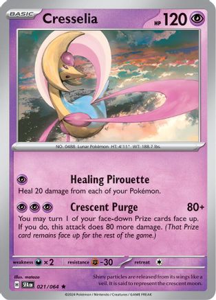 Cresselia (021/064) - SSF  - Rare - Reverse Holofoil