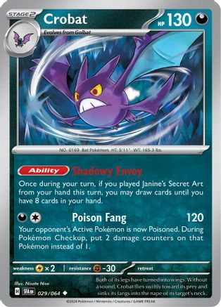 Crobat (029/064) - SSF  - Uncommon - Reverse Holofoil