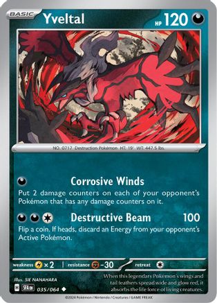 Yveltal (035/064) - SSF  - Uncommon - Reverse Holofoil